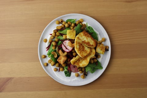 Masala Spiced Chickpeas & Halloumi - Step #5 Finish & serve