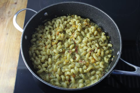 Vegetable Mac ’n’ Double Cheese - Step #3 Continue the mac ’n’ cheese
