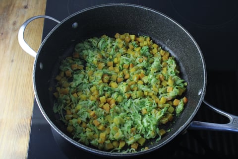 Vegetable Mac ’n’ Double Cheese - Step #2 Start the mac ’n’ cheese