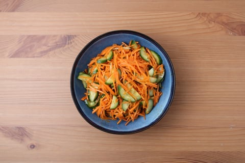 Protein Swap | Ground Beef Bánh Mì Tacos - Step #3 Make the marinated vegetables