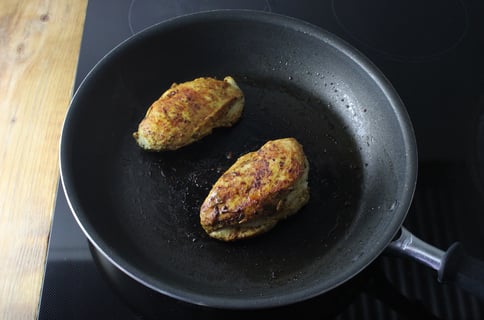 Cashew Butter Chicken Masala - Step #1 Cook the chicken