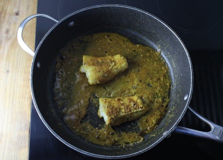 Carb-Wise: Creamy Cod Curry - Step #2 Start the curry