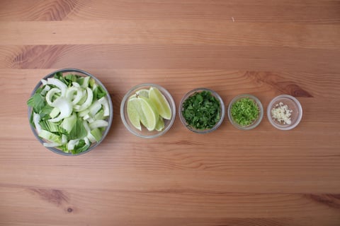 Carb-Wise: Creamy Cod Curry - Step #1 Mise en place
