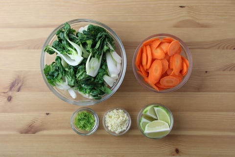 Thai-Style Pork Chops with Spiced Peanuts - Step #2 Mise en place