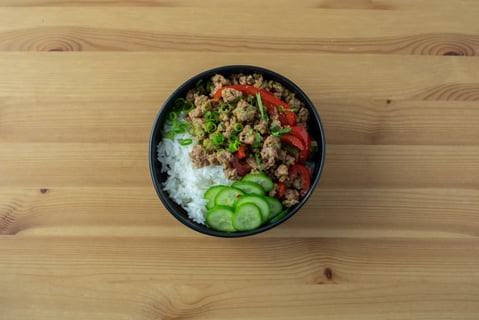Beef Bulgogi Bowls - Step #5 Finir le bulgogi de bœuf et servir