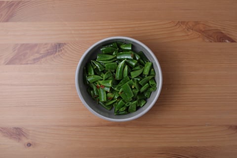 Spicy Japanese Halibut - Step #5 Make the salad