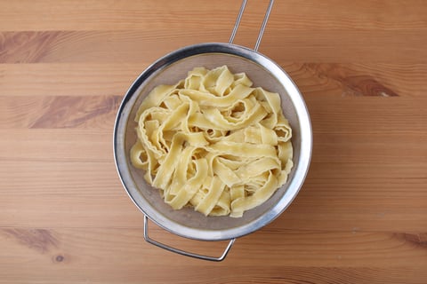 Quick Tomato Butter Mafaldine - Step #1 Boil the pasta