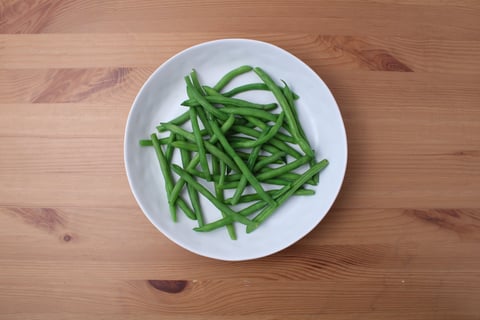 Spiced Pork Chops - Step #2 Boil the string beans