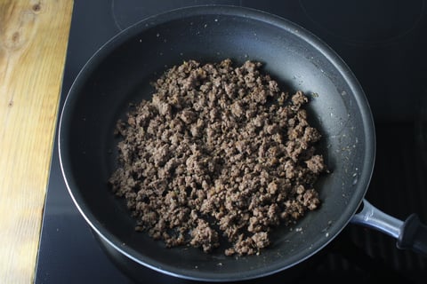 Fresh Pappardelle with Ground Beef - Step #1 Cook the beef