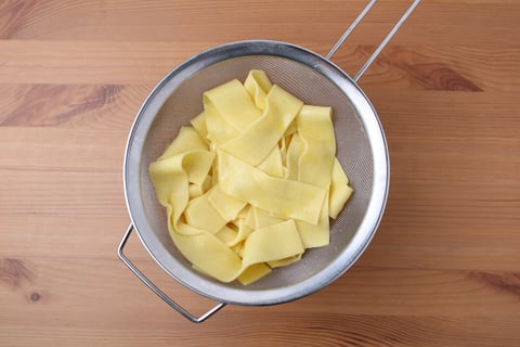 Fresh Pappardelle with Ground Beef - Step #2 Boil the pasta