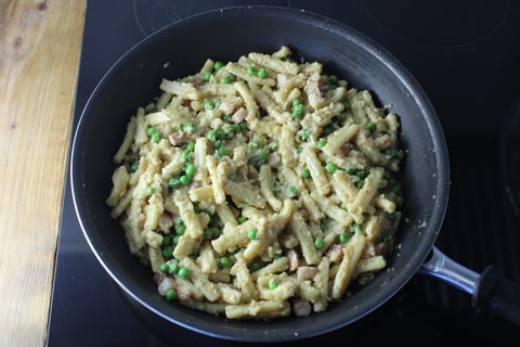 Fast Pancetta Mac ’n’ Cheese - Step #3 Finish the mac ’n’ cheese