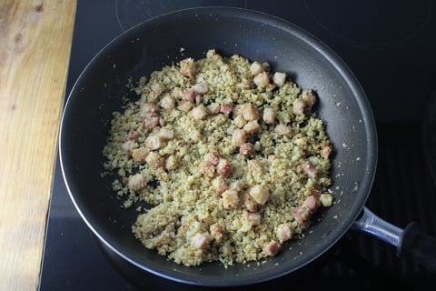 Fast Pancetta Mac ’n’ Cheese - Step #2 Start the mac ’n’ cheese