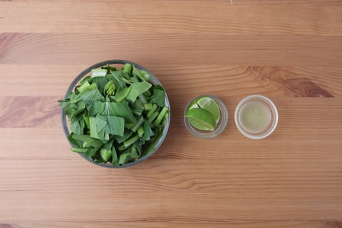 Speedy Sweet & Sour Ground Pork Noodle Stir-Fry - Step #3 Mise en place