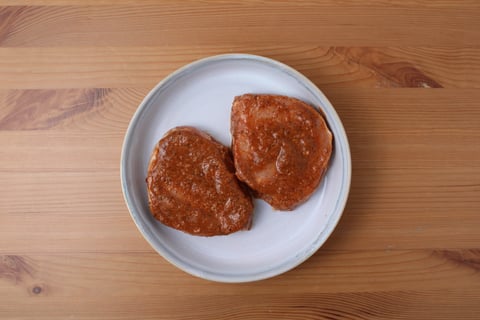 Sweet & Sticky Jerk Pork Chop Traybake - Step #3 Prepare the pork
