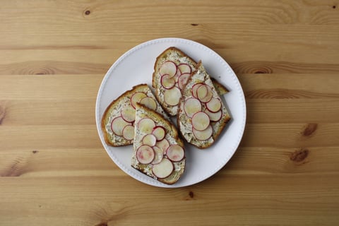 Creamy Lentil & Tomato Soup - Step #5 Make the tartines