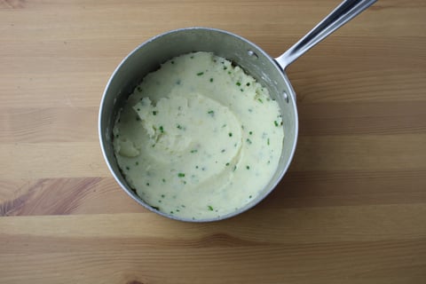 Filets Mignons with Roasted Garlic Mash - Step #3 Make the mash
