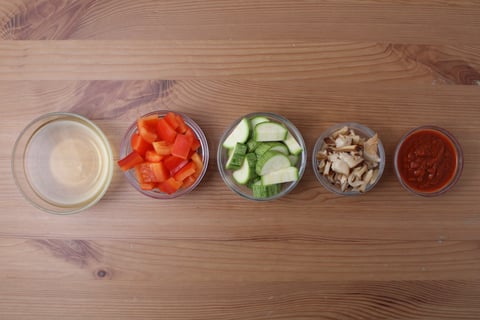 Goodfood Travels: Thailand's Spicy Veggie Red Curry - Step #3 Mise en place