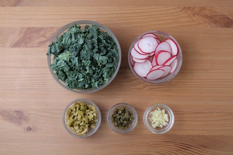 One-Pan Gnocchi Alla Puttanesca - Step #2 Mise en place