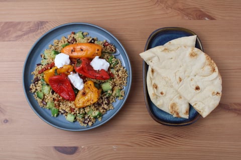Greek Veggie Platter - Step #6 Plate your dish