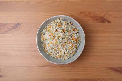 Savoury Browned Salmon - Step #1 Cuire le couscous