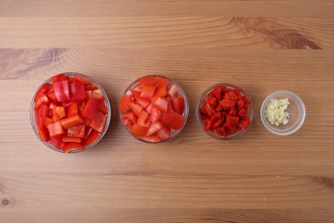 Savoury Browned Salmon - Step #3 Mise en place