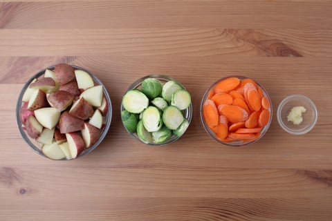 Sheet Pan Hoisin Salmon - Step #1 Mise en place