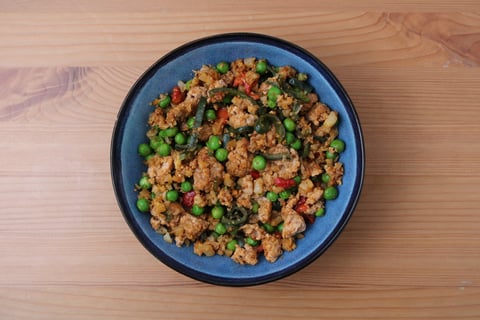 West African-Inspired Beef Jollof 'Rice' - Step #4 Dresser les plats
