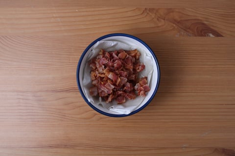 Chunky Potato & Bacon Chowder - Step #1 Cook the bacon