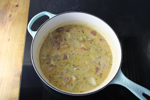 Chunky Potato & Bacon Chowder - Step #4 Make the chowder