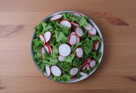 White Bean & Sweet Potato Chili - Step #5 Préparer la salade