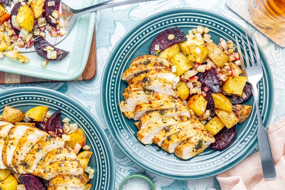 Maple thyme glazed chicken breasts - Extra large standard