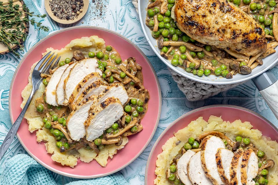 Creamy chicken stroganoff - Extra large standard