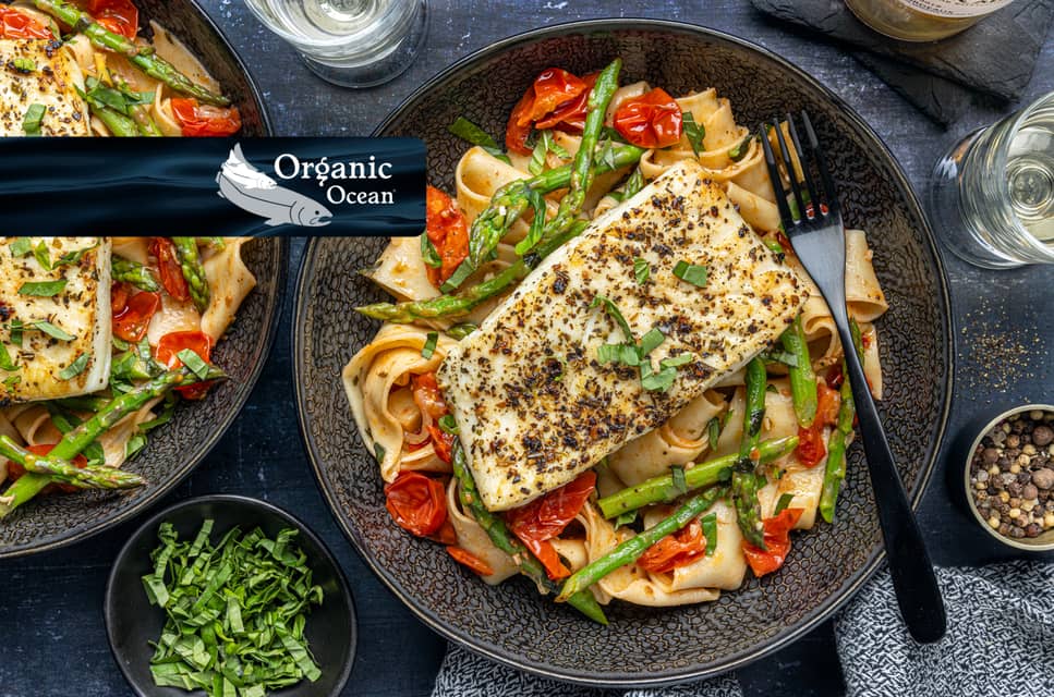 Tuscan pan seared pacific halibut - Extra large standard
