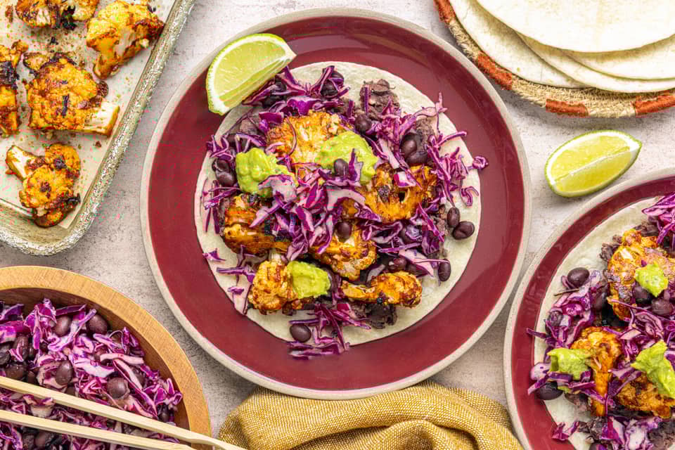 Mexican cauliflower tacos - Extra large standard