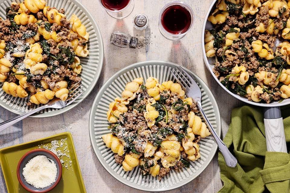 Fresh conchiglie ground beef - Extra large standard