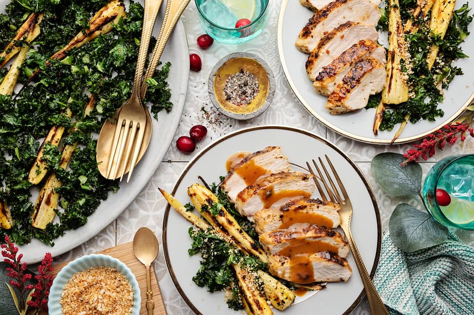 Chicken breasts withmaple dijon glaze - Extra large standard