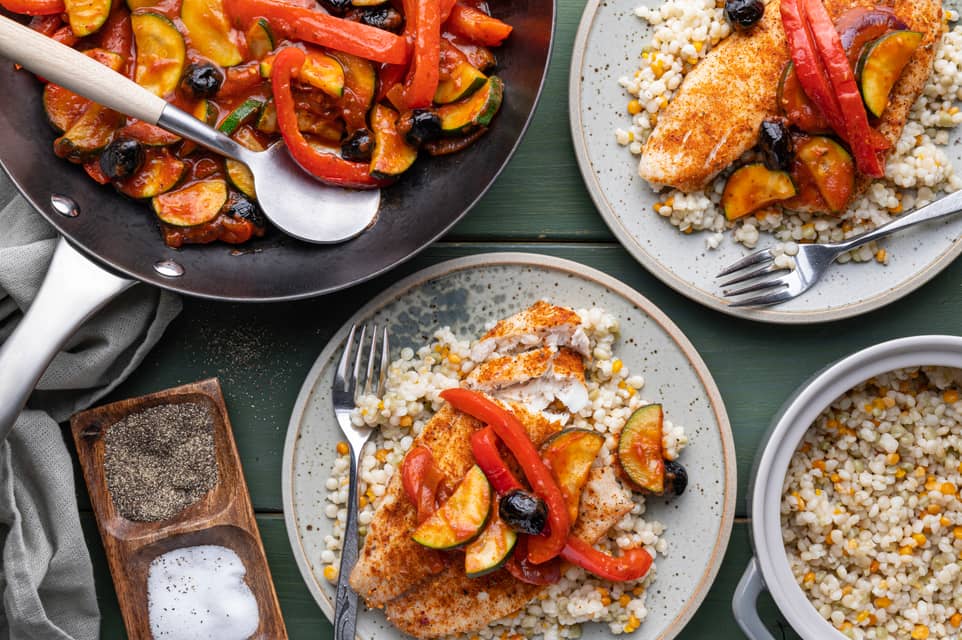 Mexican spiced baked tilapia - Extra large standard