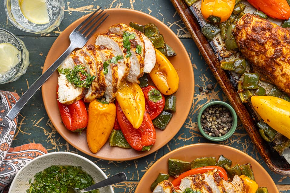Sheet pan peruvian pollo a la brasa - Extra large standard