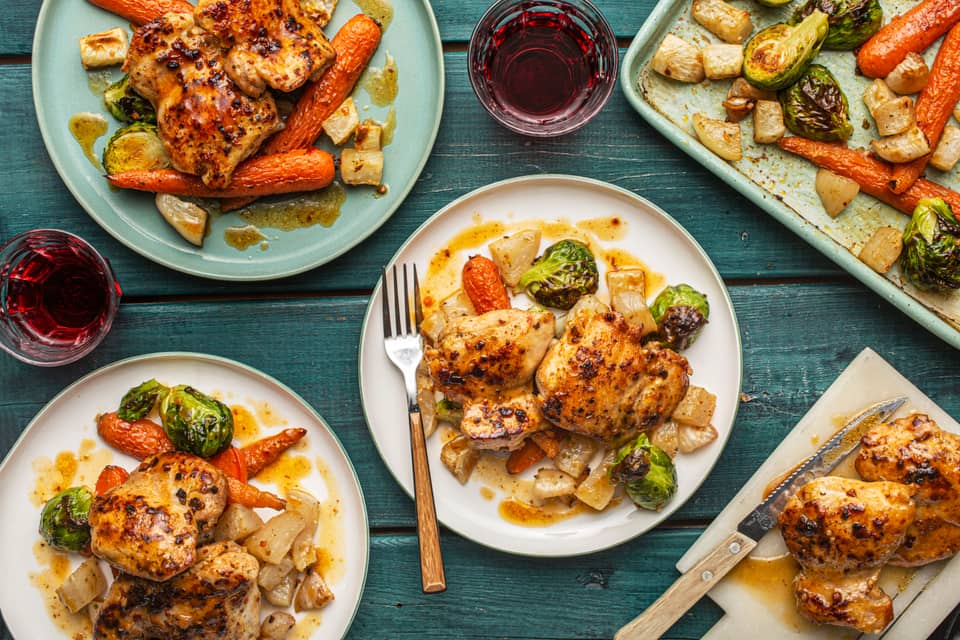 Clementine glazed chicken thighs - Extra large standard
