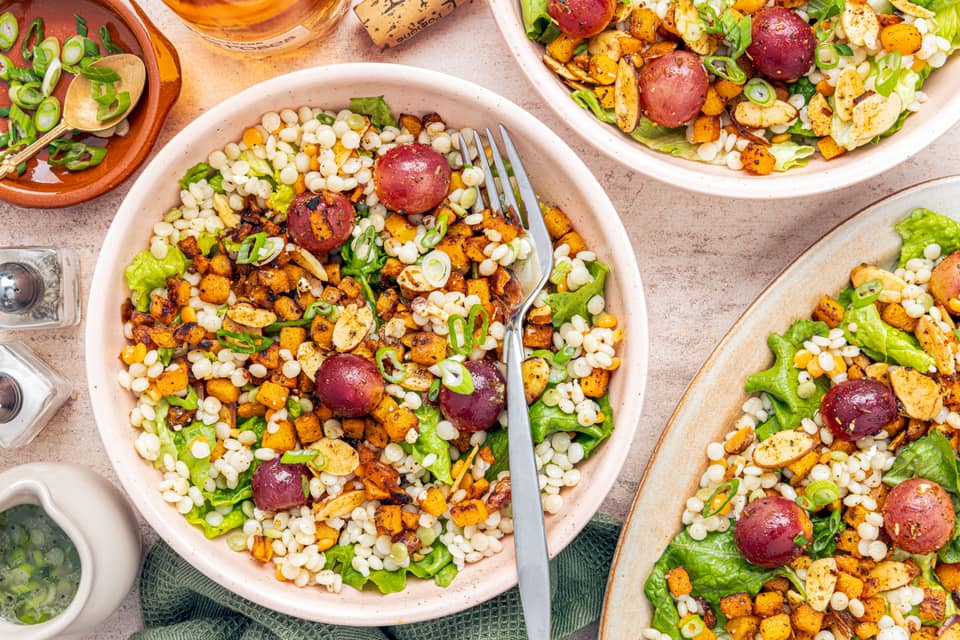 Yia yias roasted grape squash and almond salad - Extra large standard