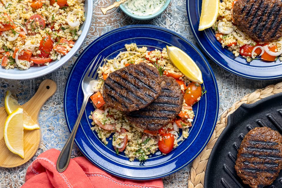 Bbq impossible beef biftekia - Extra large standard