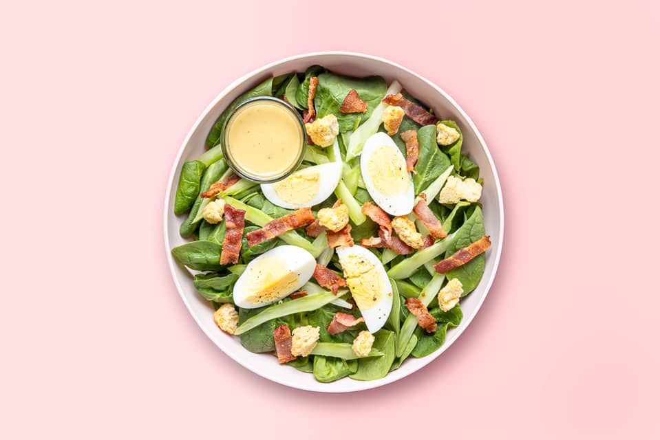 Bacon and eggs salad - Extra large standard