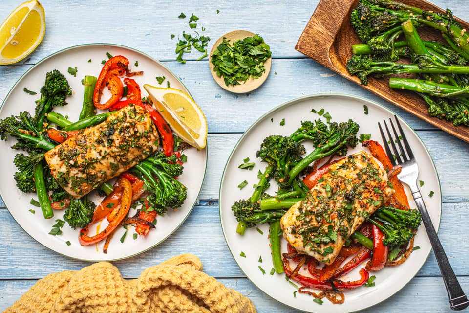 Baked mediterranean style cod - Extra large standard