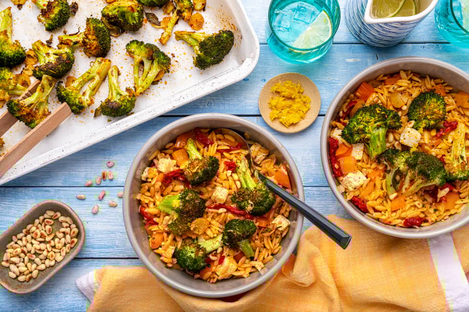 Greek style feta lemon oregano orzo - Extra large standard