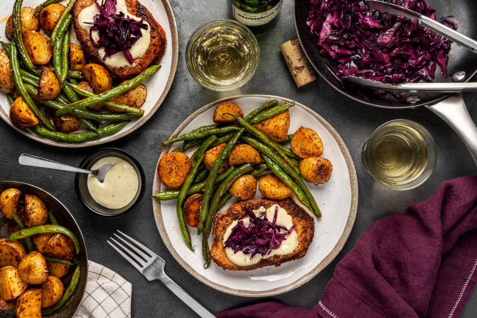Smoky seared pork chops - Extra large standard