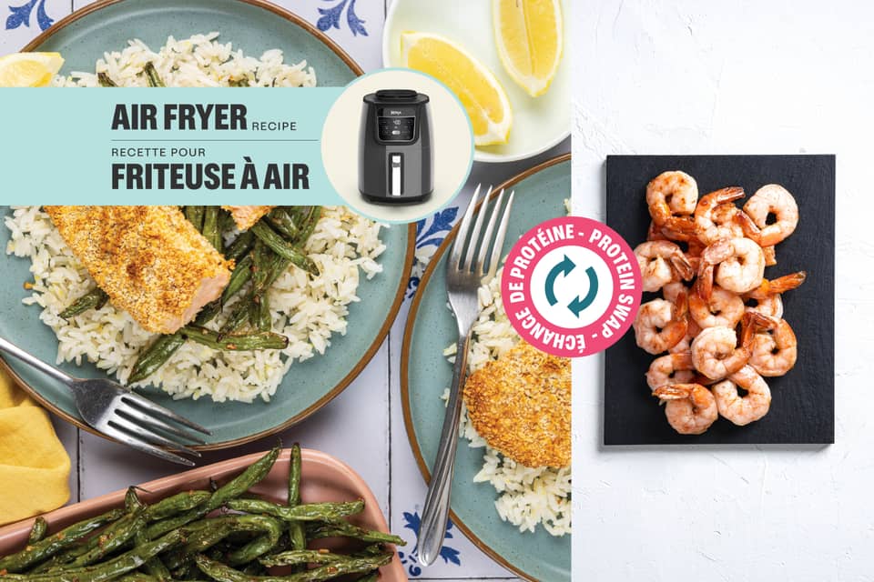 Protein swap italian golden crisped shrimp - Extra large standard