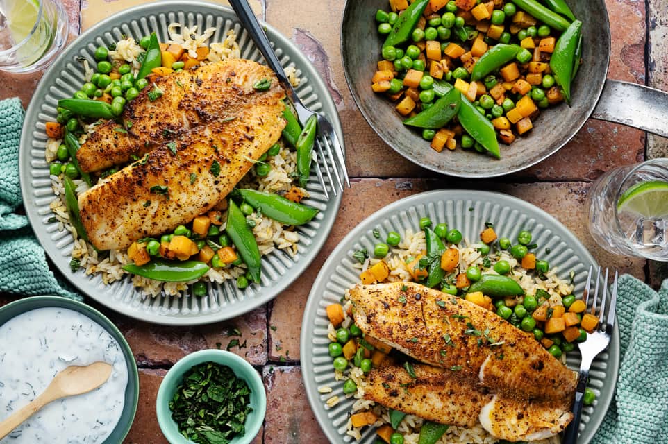 Indian spiced tilapia - Extra large standard