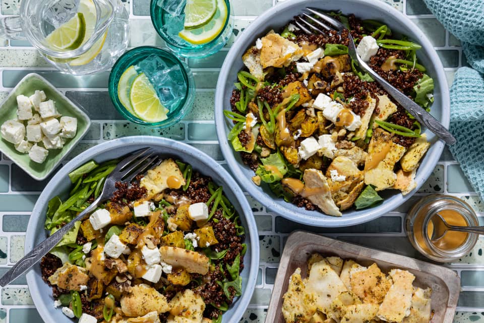 Roasted beet feta pistachio quinoa bowls - Extra large standard