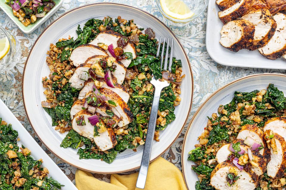 Middle eastern chicken with date relish - Extra large standard