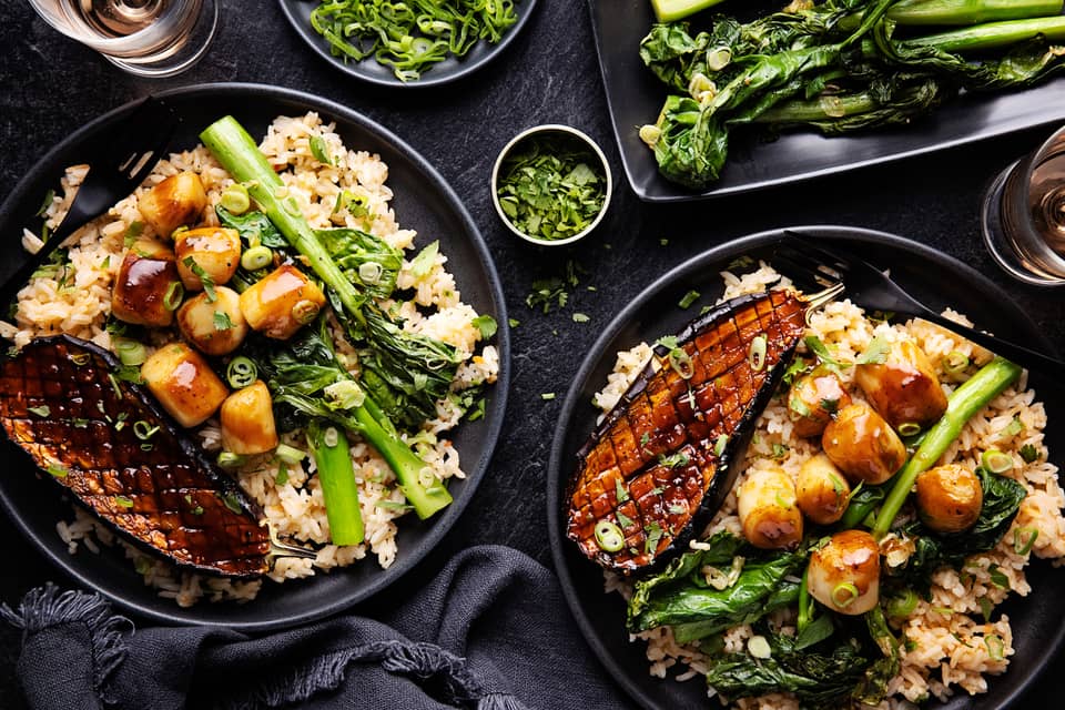 Lartisan seared scallopswith spicy gochujang glaze - Extra large standard
